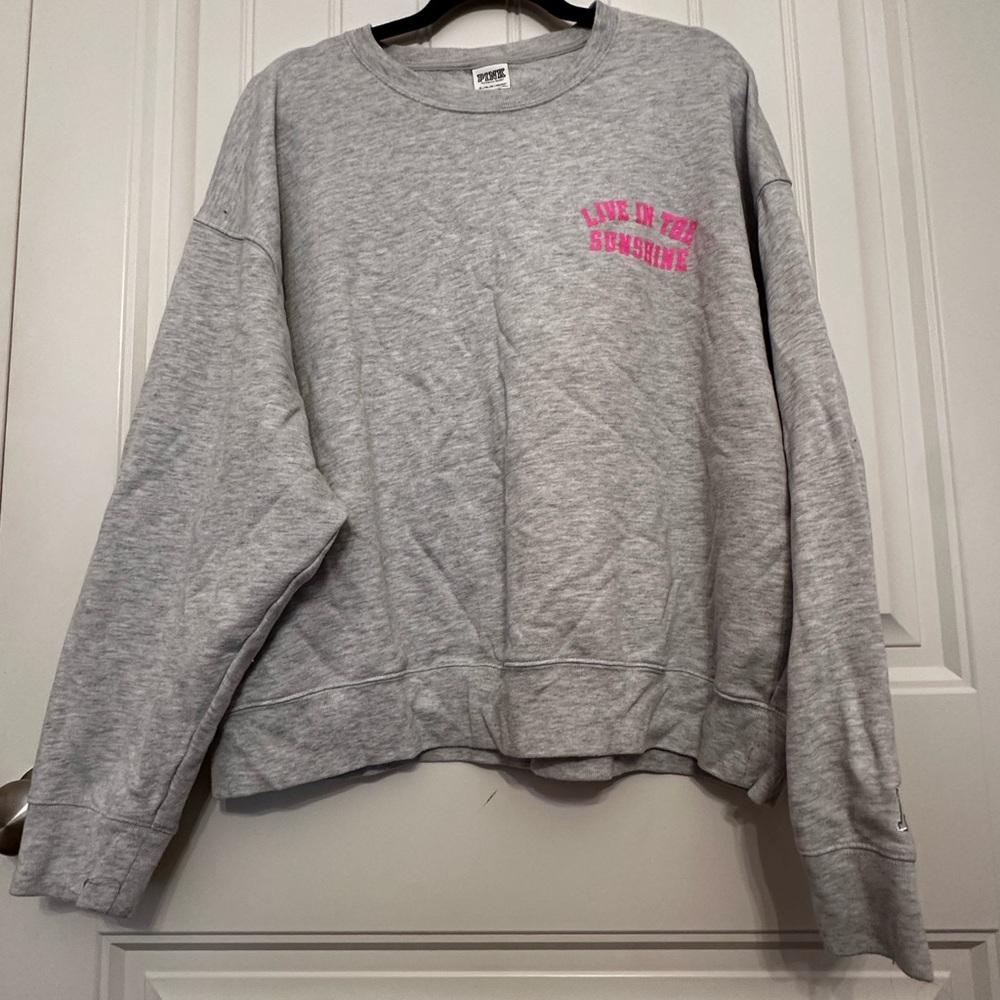 PINK Victoria's Secret Gray Sweater